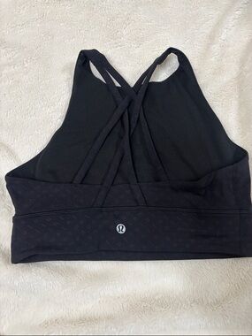 lululemon athletica Black Strappy Crossback Sports Bra